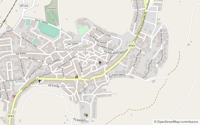 Church of Santa Vittoria location map