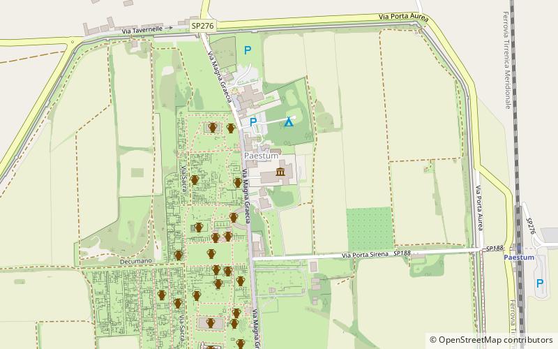 Museo archeologico nazionale di Paestum location map