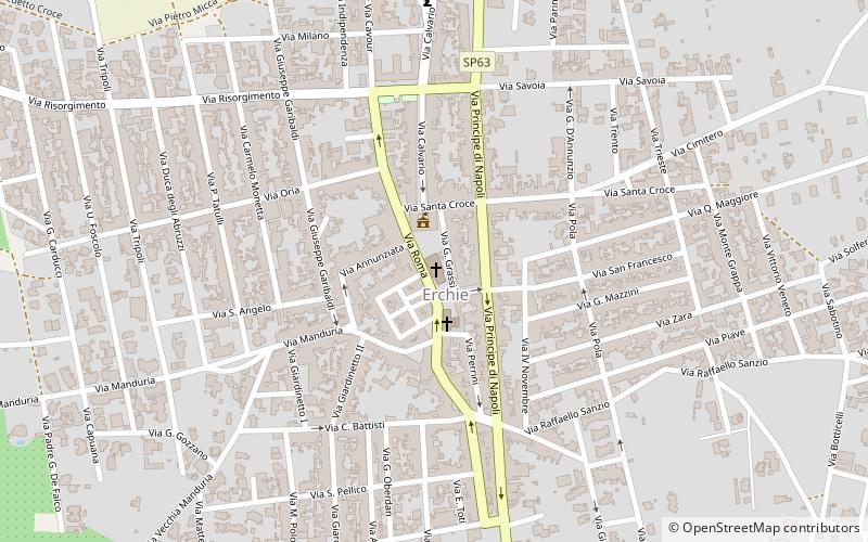 Erchie location map