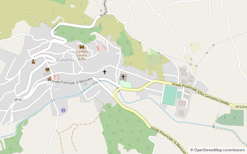 convento di santa maria de plano calvello location map