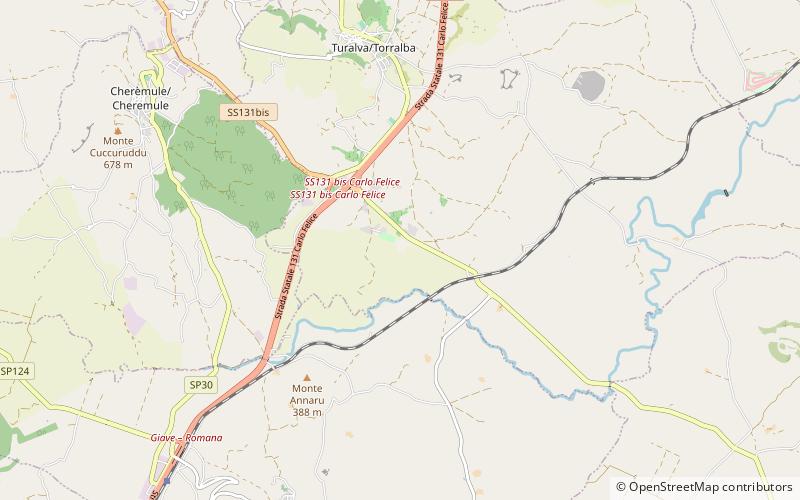Nuraghe Santu Antine location map