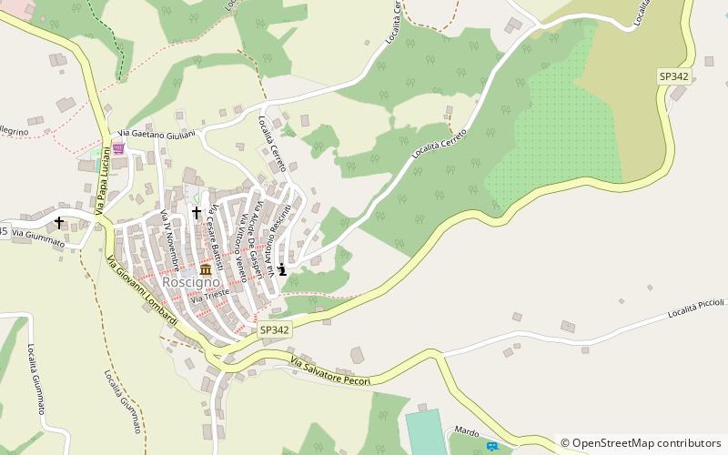Monte Pruno location map