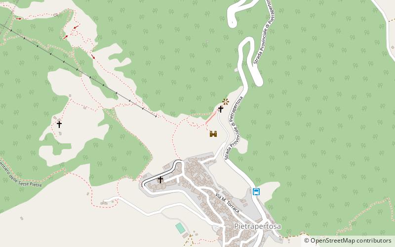 Lukanische Dolomiten location map