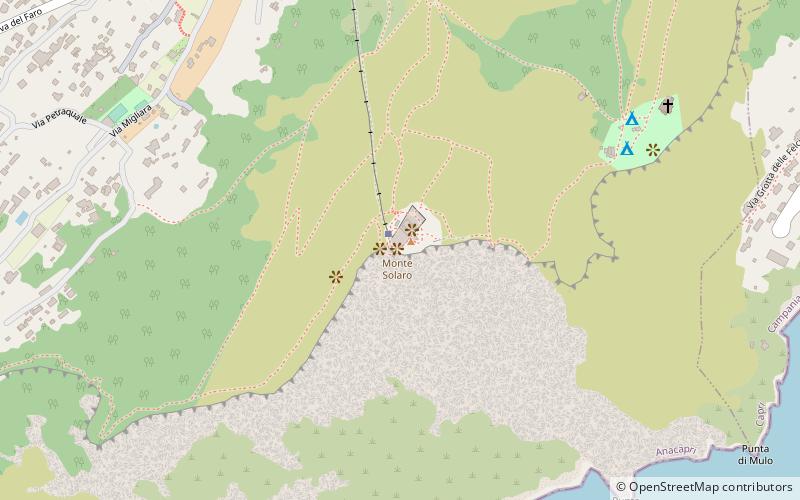 monte solaro anacapri location map