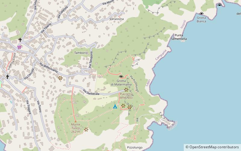Grotta di Matromania location map