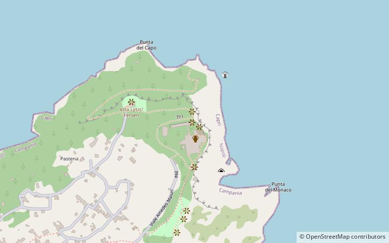 santa maria del soccorso isla de capri location map