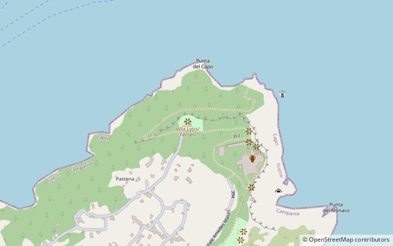 Villa Lysis location map