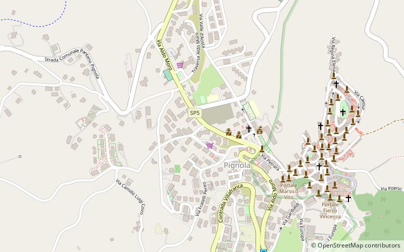 Pignola location map