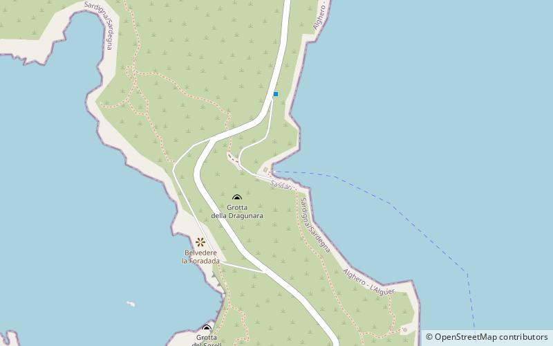 Cala Dragunara location map