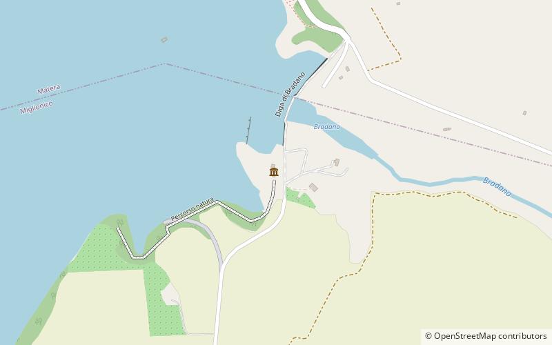 Lago di San Giuliano location map