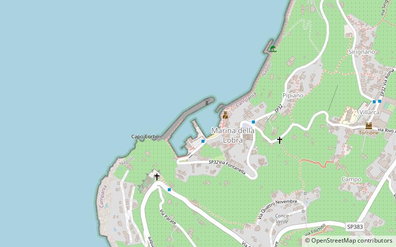 Massa Lubrense Sea Kayak location map