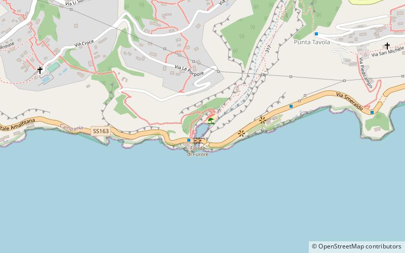 Furore location map