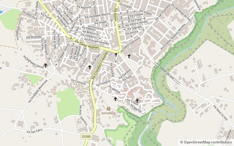 Laterza location map