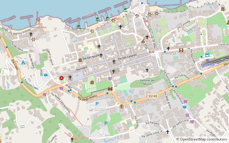 Sorrento Cathedral location map