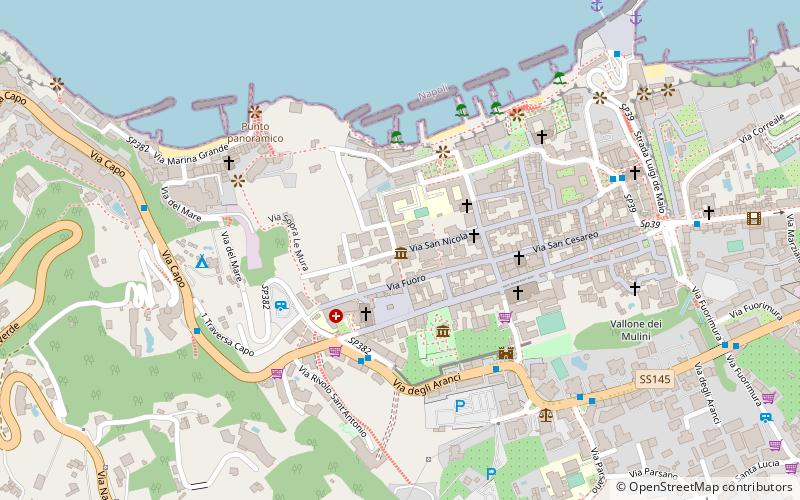museo bottega della tasia lignea sorrento location map