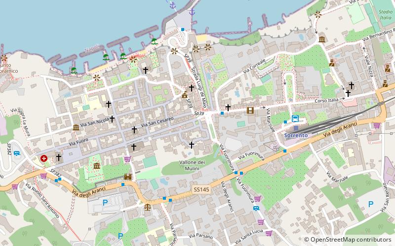 Piazza Tasso location map