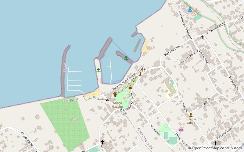Marina di Cassano location map