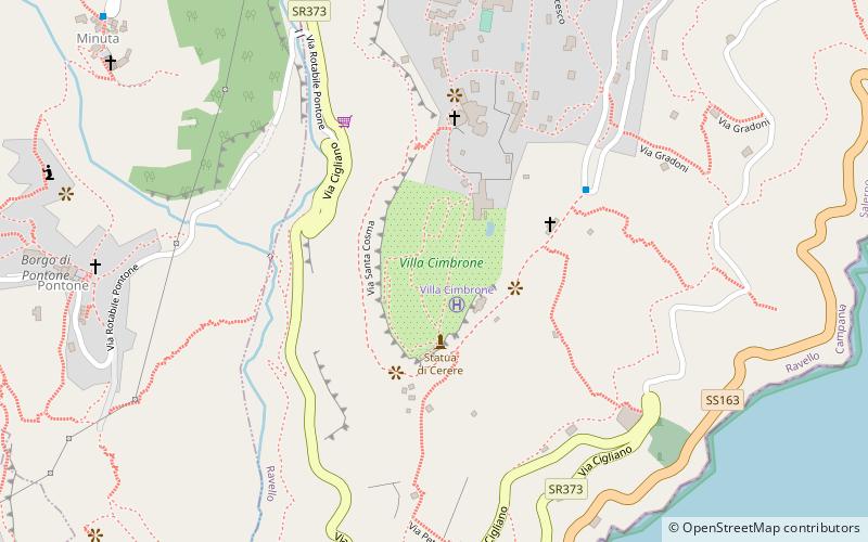 Villa Cimbrone location map