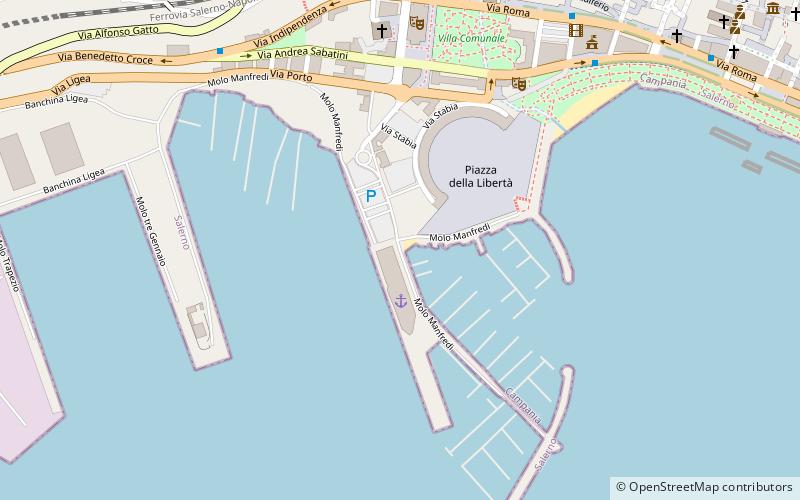 Stazione marittima di Salerno location map