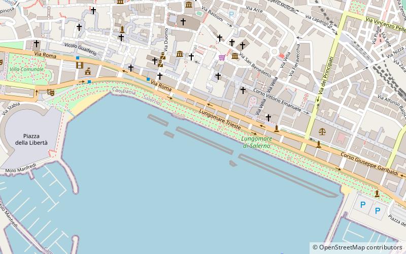 Lungomare di Salerno location map