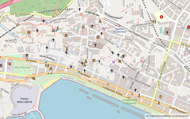 Museo virtuale della scuola medica salernitana location map