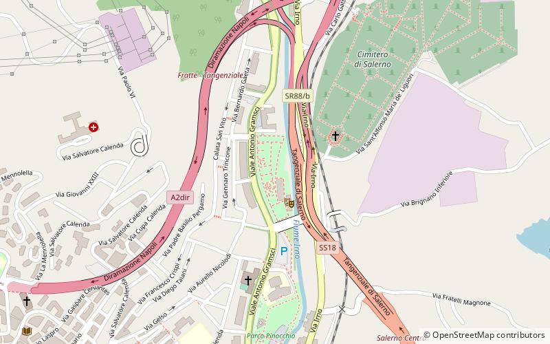 Parco urbano dell'Irno location map