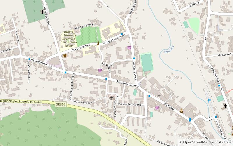 Gragnano location map