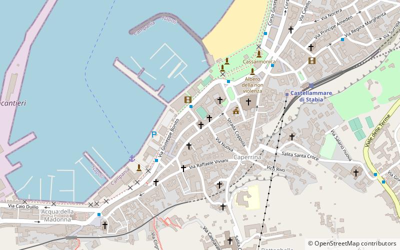 el gesu castellammare di stabia location map