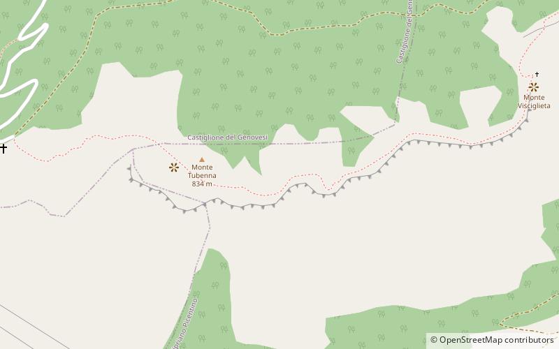 Monte Tobenna location map