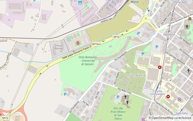 Orto Botanico dell'Università di Sassari location map