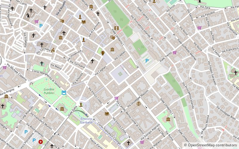 Piazza d'Italia location map