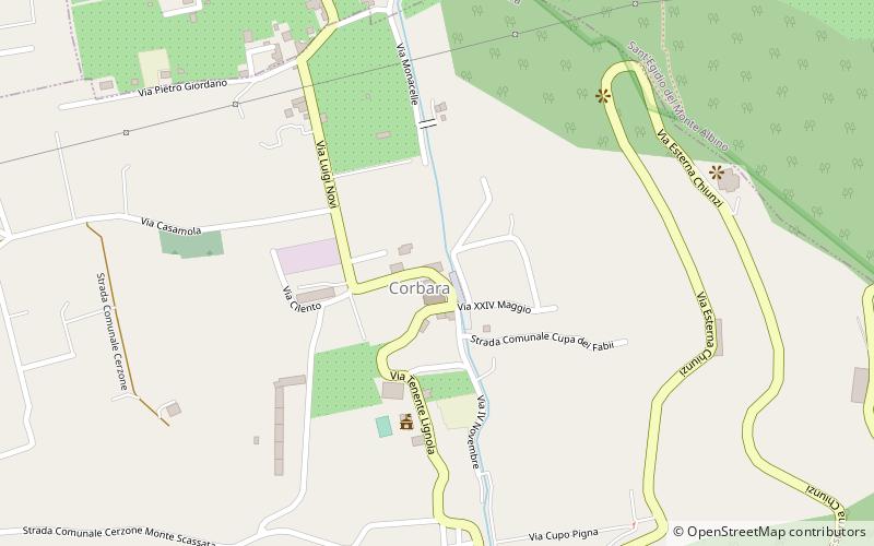 Corbara location map