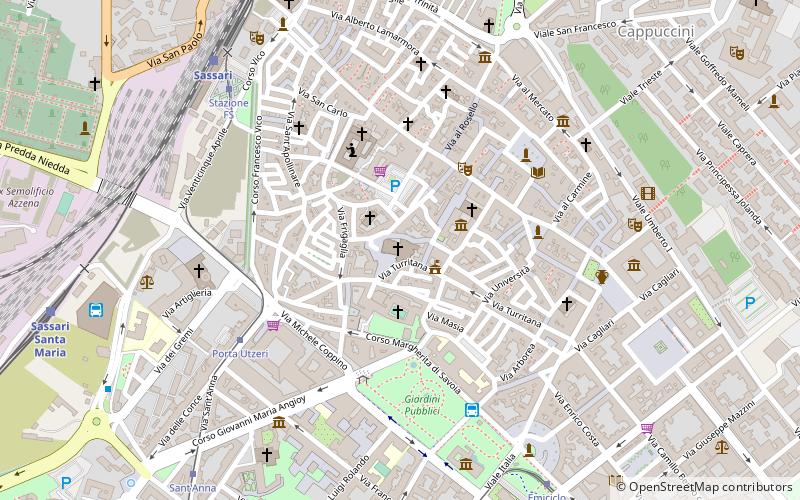 Sassari Cathedral location map