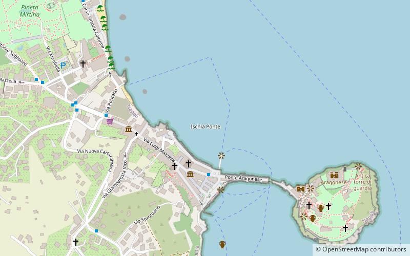 ischia ponte location map
