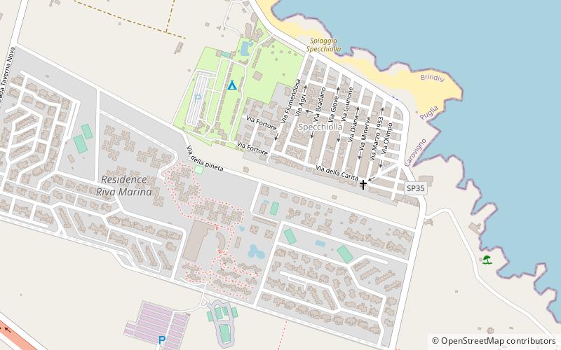 Specchiolla location map