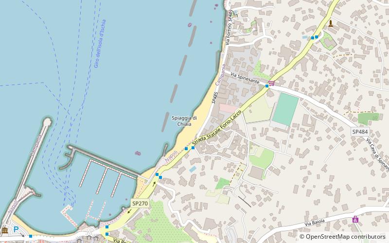 Spiaggia della Chiaia location map