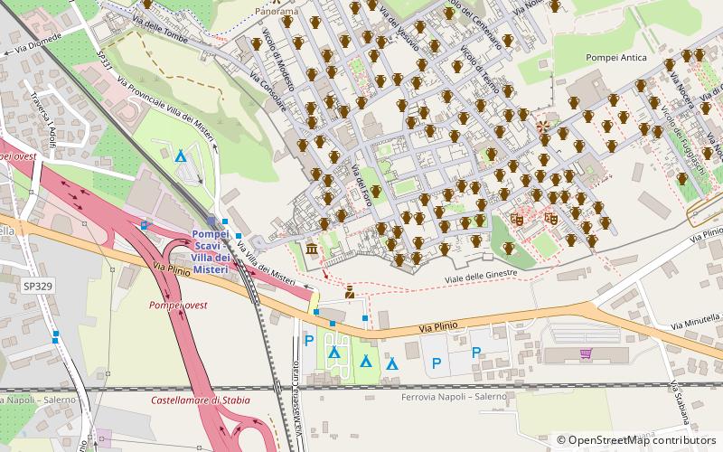 Basilica location map