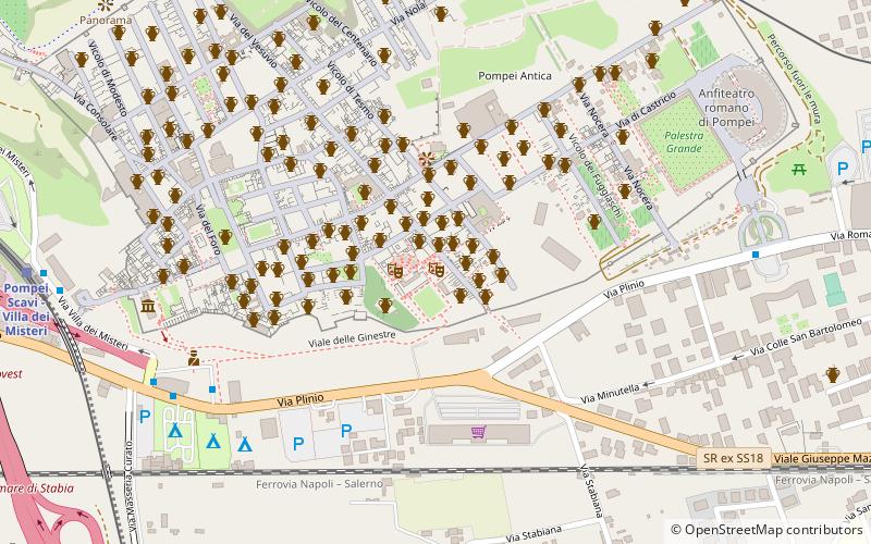 teatro piccolo pompeii location map