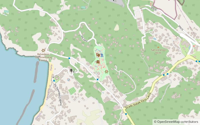 Giardini La Mortella location map