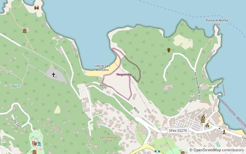 negombo wyspa ischia location map