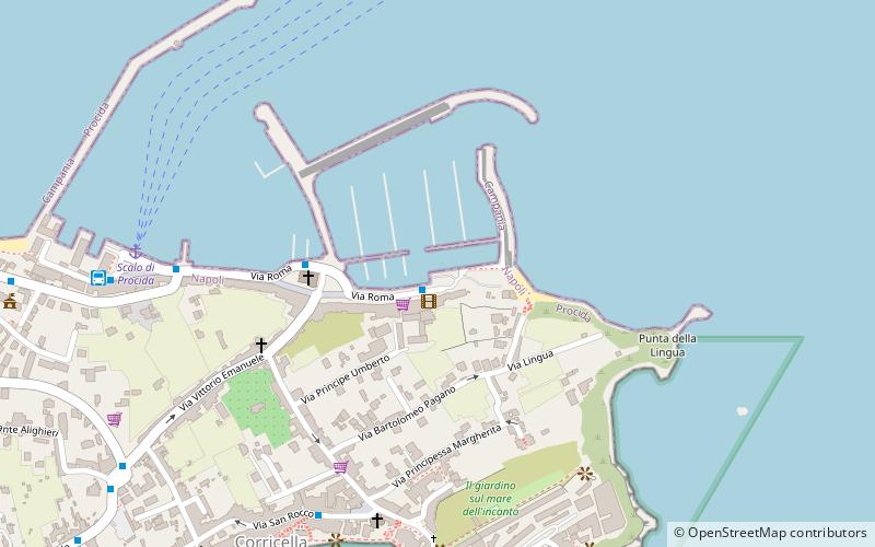 Procida Marina location map