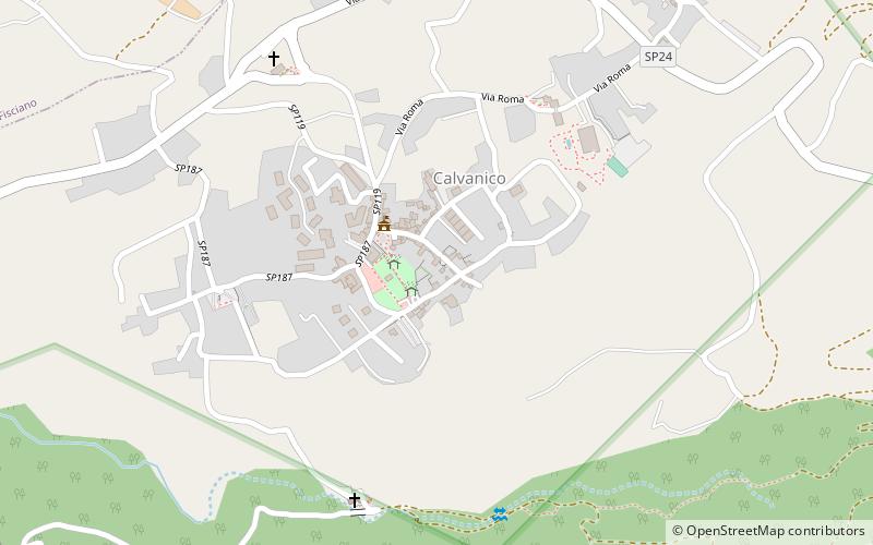 Calvanico location map