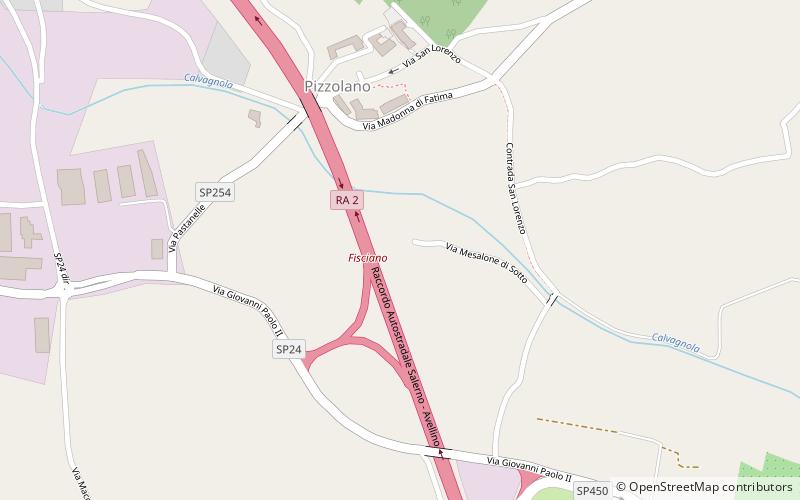 Fisciano location map