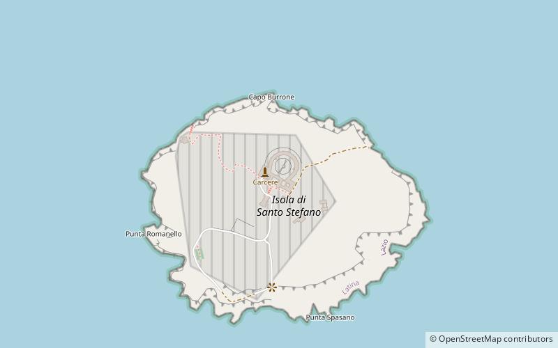 Carcere location map