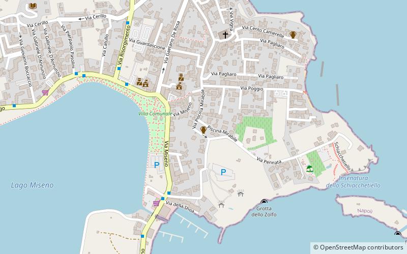 aqueduc dauguste bacoli location map