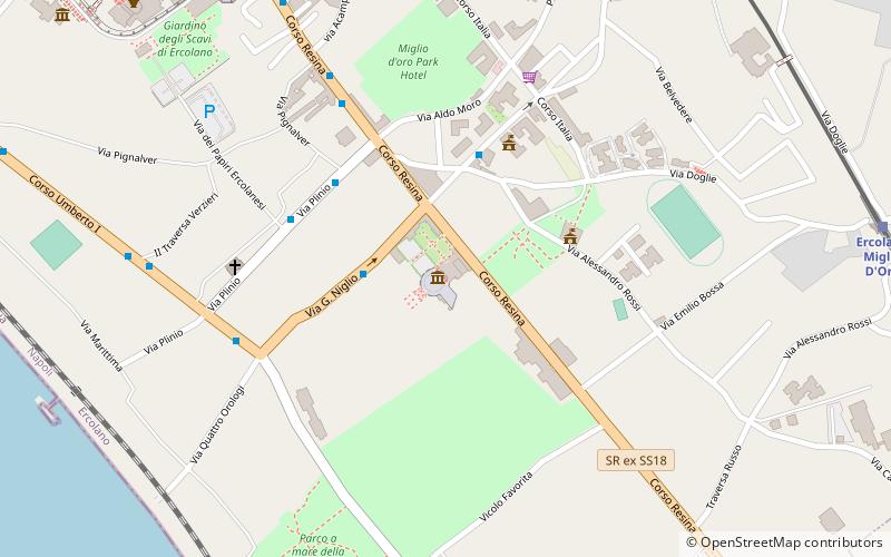 Villa Campolieto location map