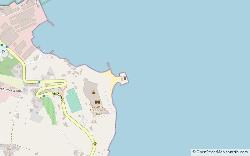 Fortino Tenaglia Lighthouse location map