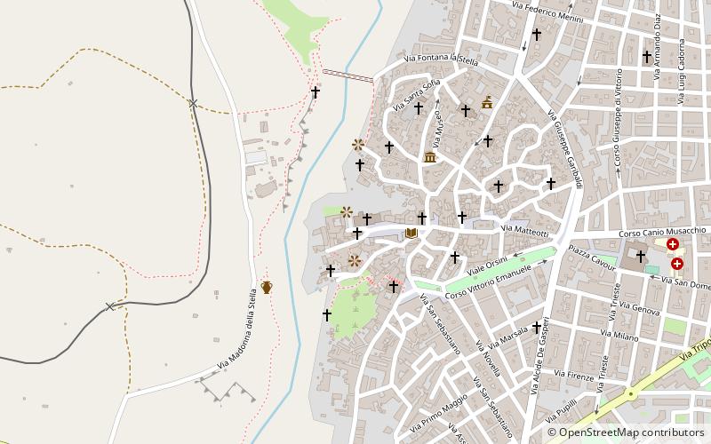 Gravina Cathedral location map