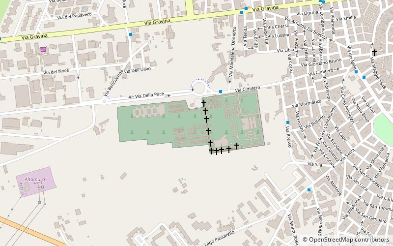 Altamura Cemetery location map