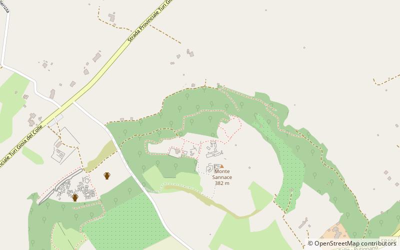 Monte Sannace location map